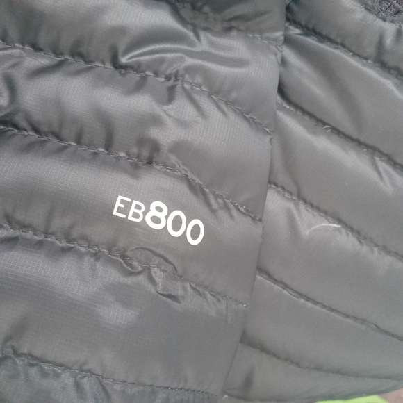 Eddie Bauer First Accent EB 800 DOWN Men's Medium Dark NAVY BLUE Puffer Jacket - Picture 7 of 10